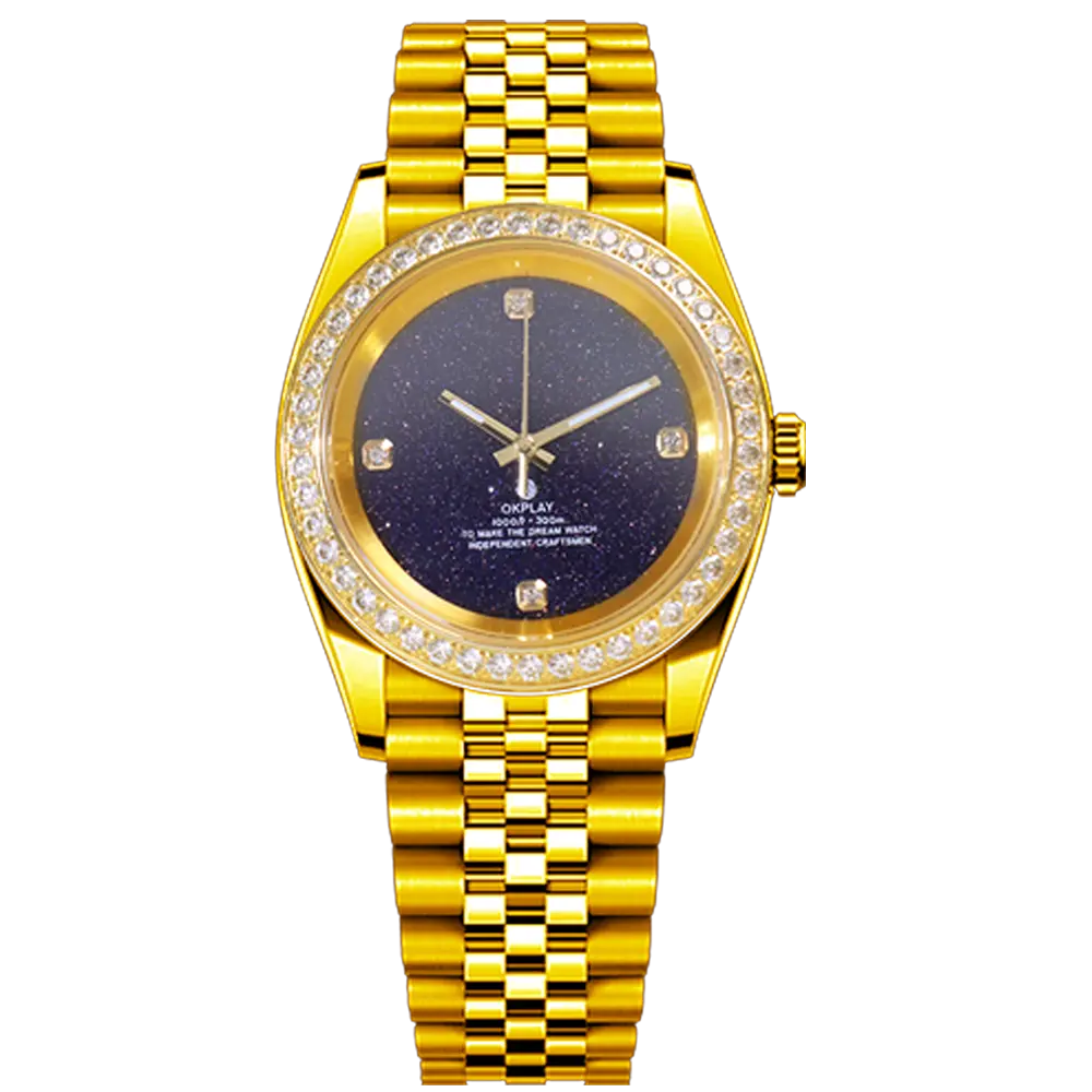Gold diamond blue sands