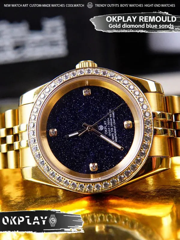 Gold diamond blue sands