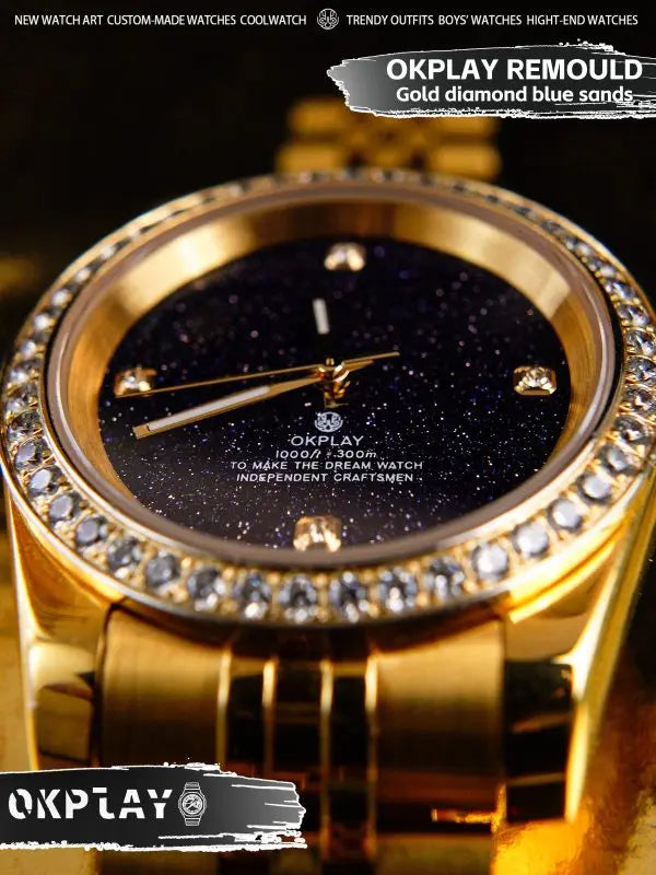 Gold diamond blue sands