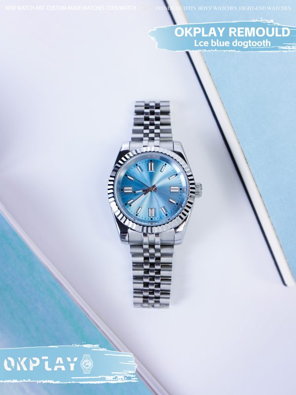 Silver ice blue