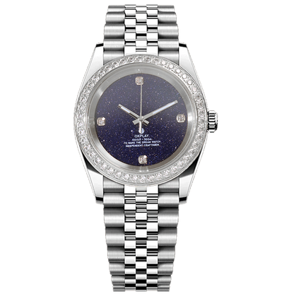 Silver diamond blue sands