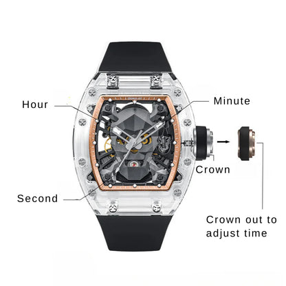 CRONUSART | CM08-019 Skeleton sapphire