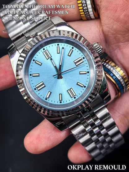 Silver ice blue